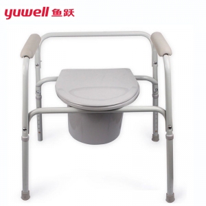 樂(lè )康醫療器械網(wǎng)-江蘇魚(yú)躍醫用助行器H020B坐廁椅型